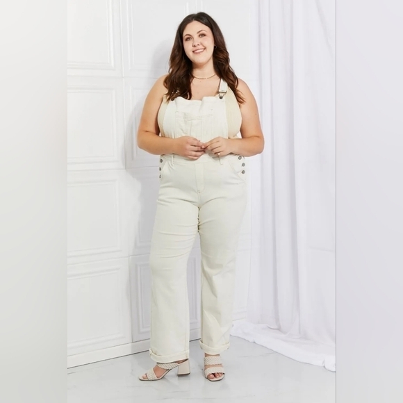 Judy Blue Garment Dyed Overalls Jumper Plus Size 2XL 18W-20W NWT - Picture 3 of 11